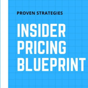 Insider pricing blueprint