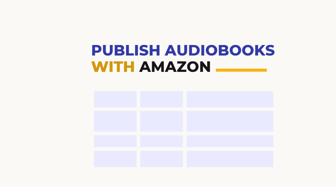 Publish Audiobooks with Amazon