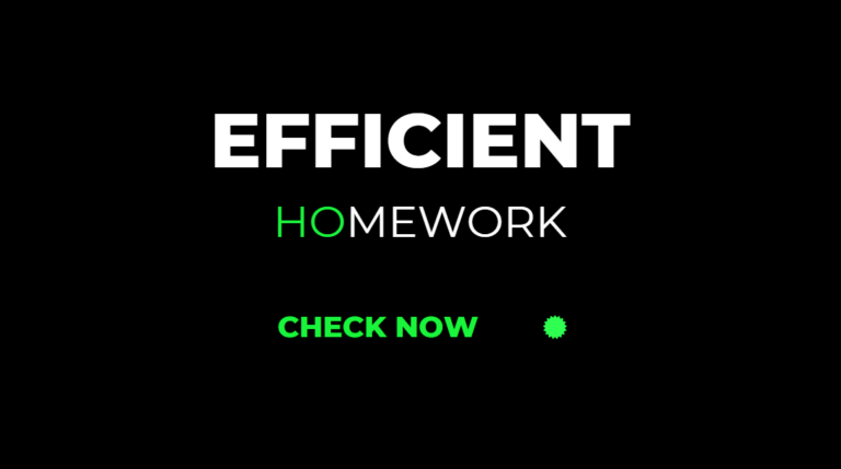Efficient Homework